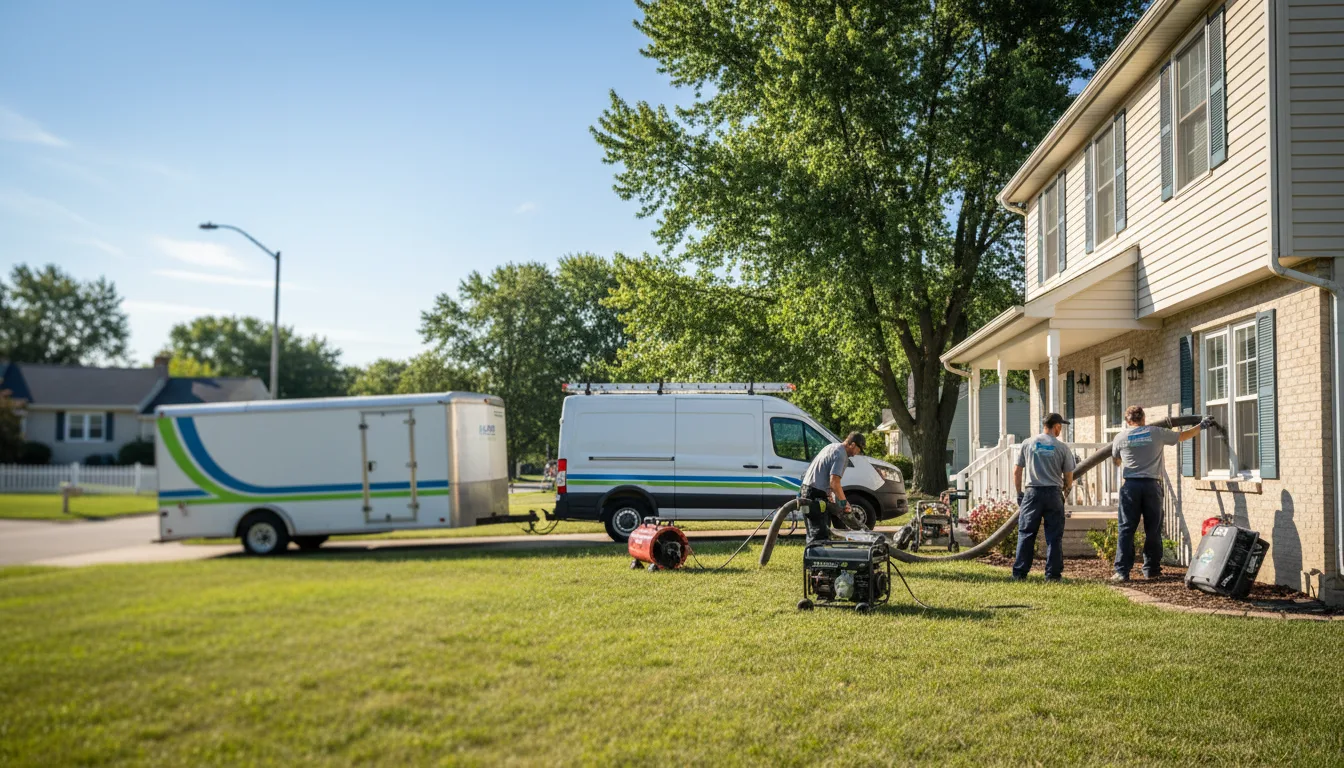 Flooded Basement Restoration And Cleanup With Repair in Centreville, MI near me